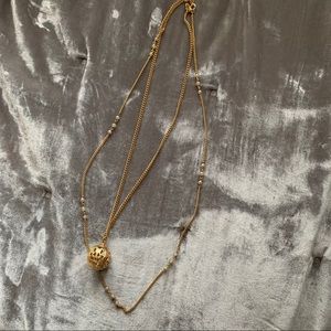 gold necklace